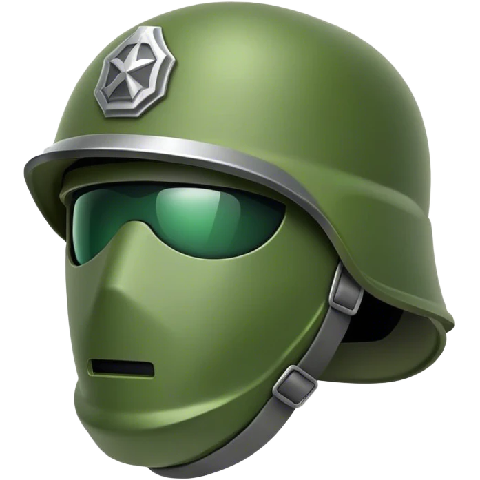 green soldier helmet emoji