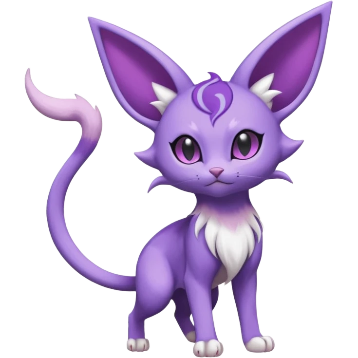 Purrloin-Espeon-Fakémon-hybrid-creature (full body)  emoji