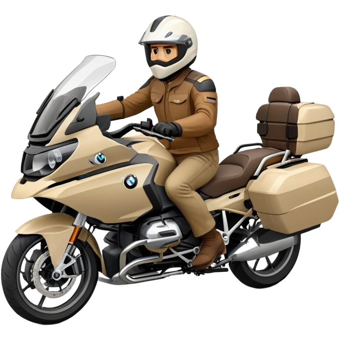 BMW RT1200 touring motorcycle with rider emoji