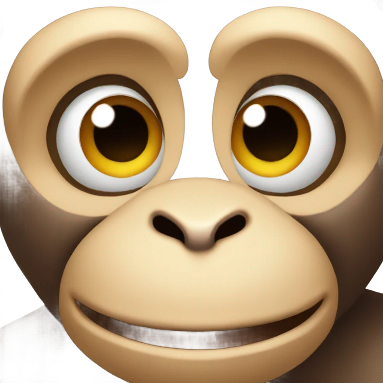 Monkey saying hello  emoji