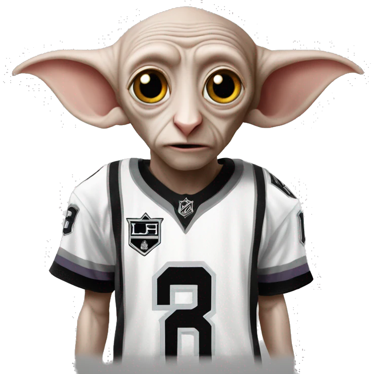 Dobby in La kings jersey emoji