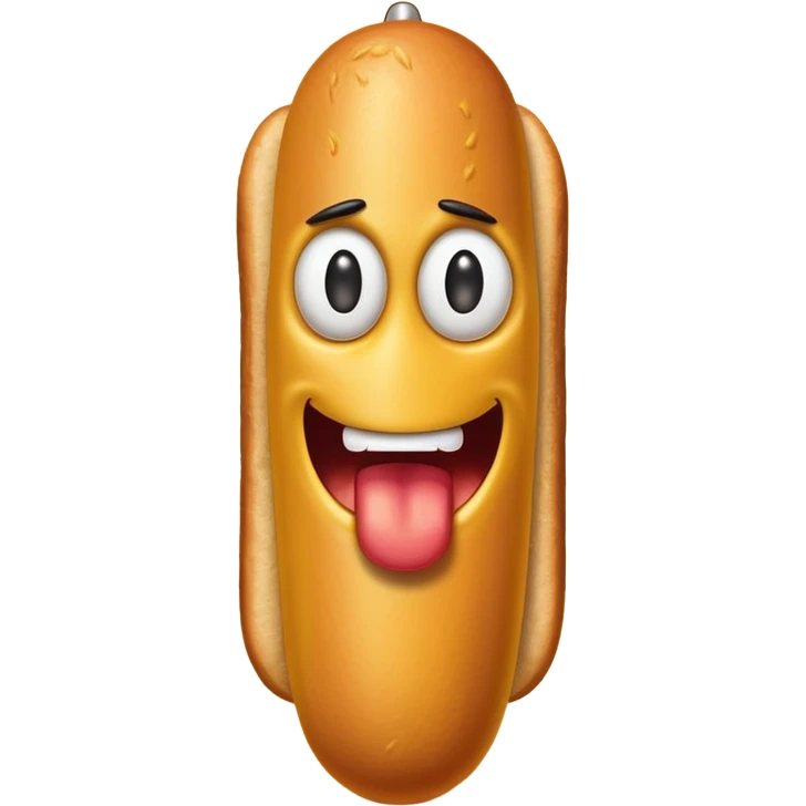 evil corndog emoji