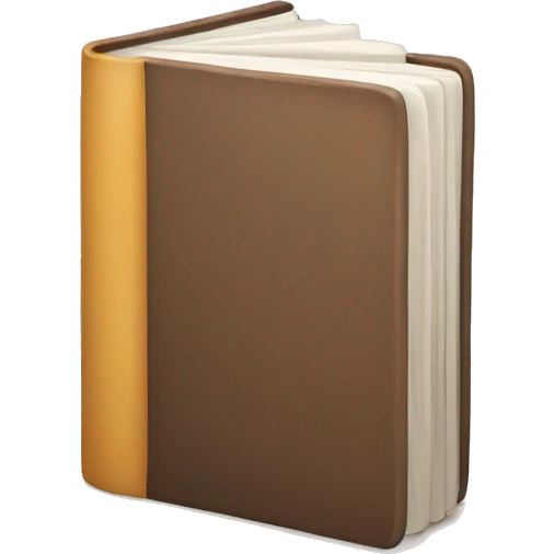book with title learning english emoji