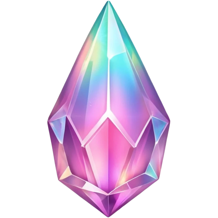 pink iridescent nebula crystal shard emoji