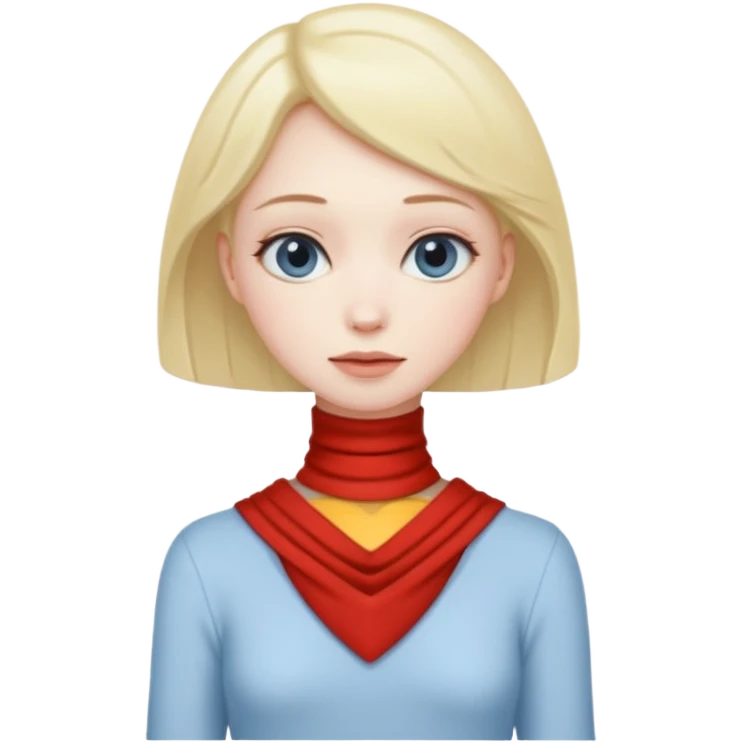Hands around neck emoji