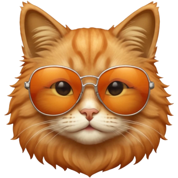 Cat wearing sunglasses emoji