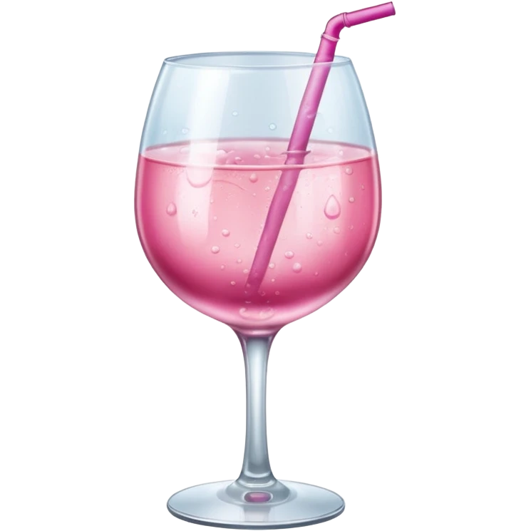 🍷alter emoji into pink drink  emoji
