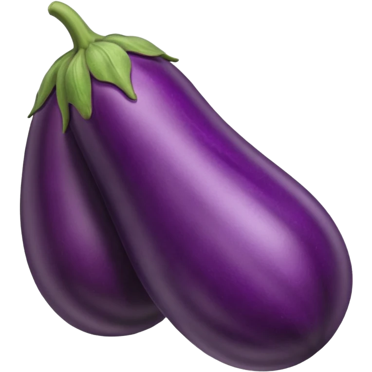 An eggplant with veins  emoji