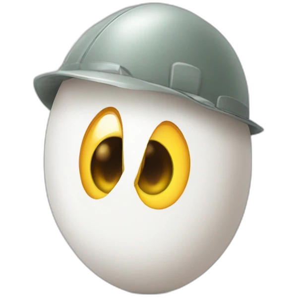 Maintenance egg with eyes emoji