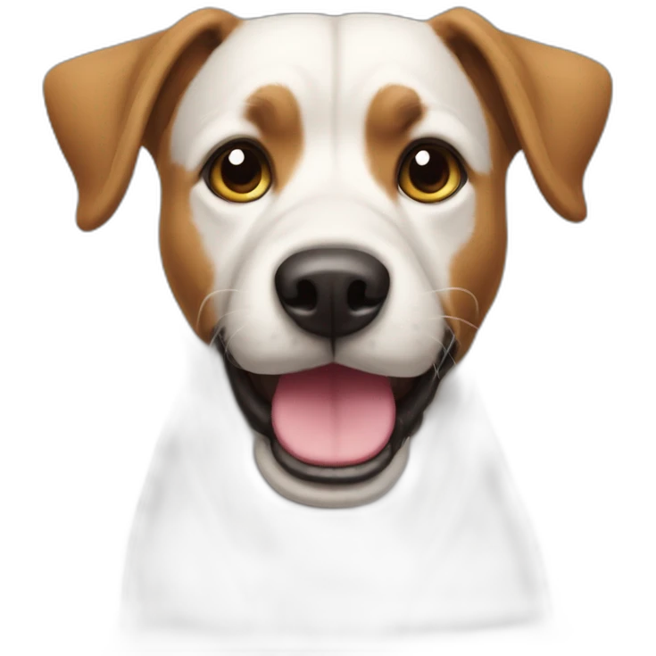 Émoji chien qui sourit emoji