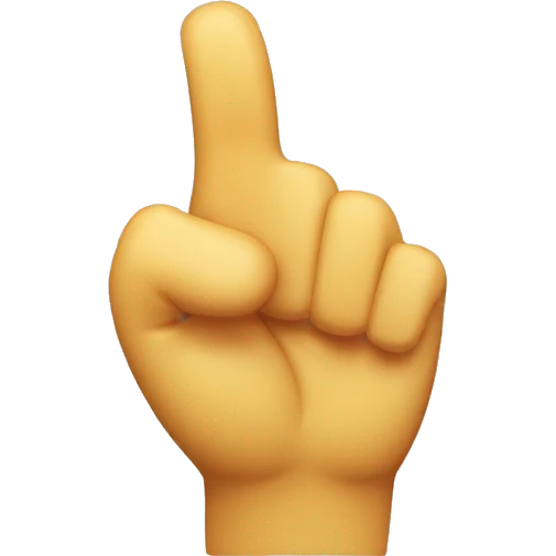 emoji with a single hand with two thumbs, one pointing up and one pointing down, indicating a merge of both thumbs up and thumbs down emoji emoji