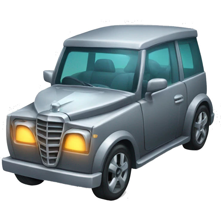 Crystal skull car  emoji