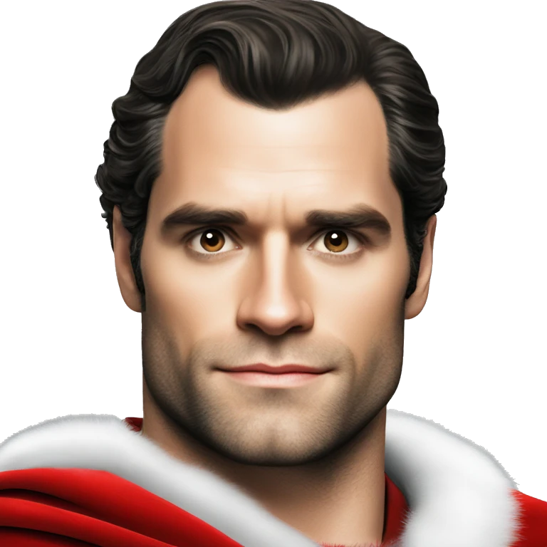 Henry Cavill as Santa Claus  emoji
