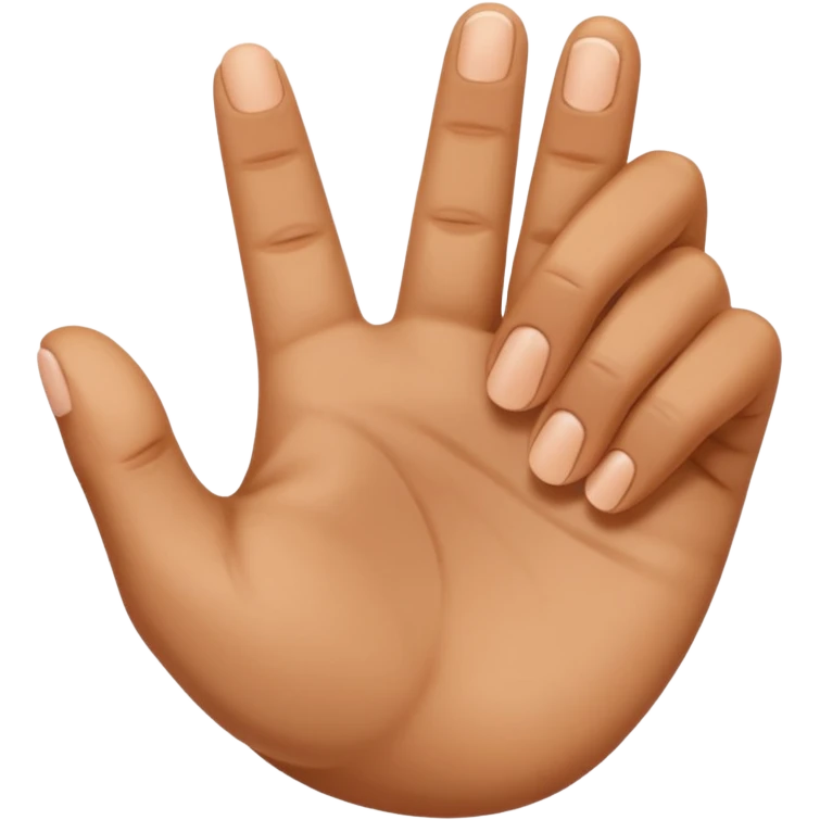 Fingers pinching ear emoji