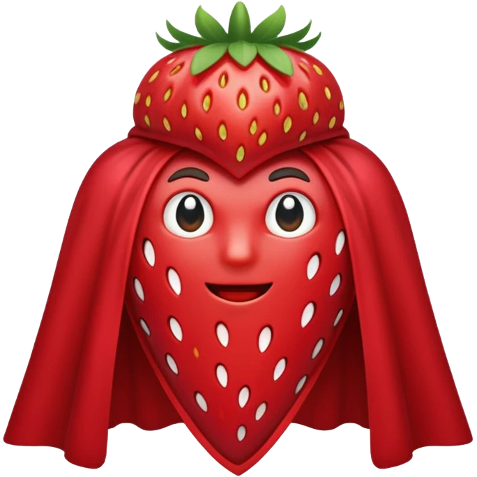 Cape-Wearing Super Fruit emoji