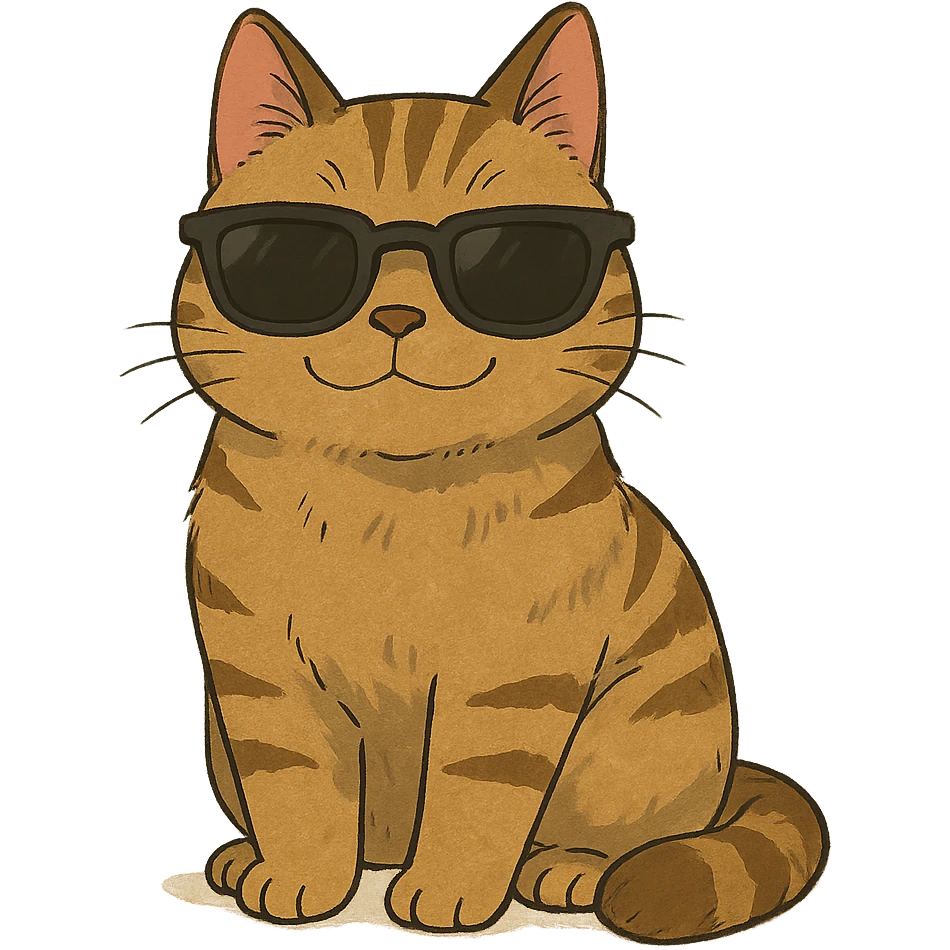 cat wearing sunglasses emoji