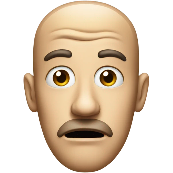 suspicious face emoji