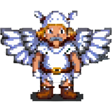 Asterix with wings emoji