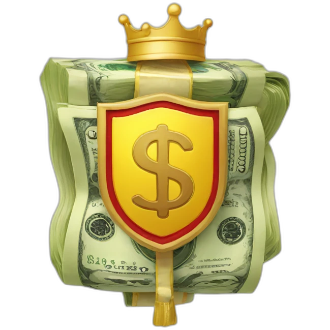 money-sign-coat-of-arms emoji