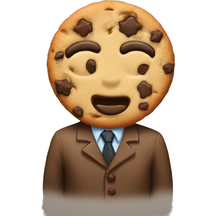 Cookie man emoji