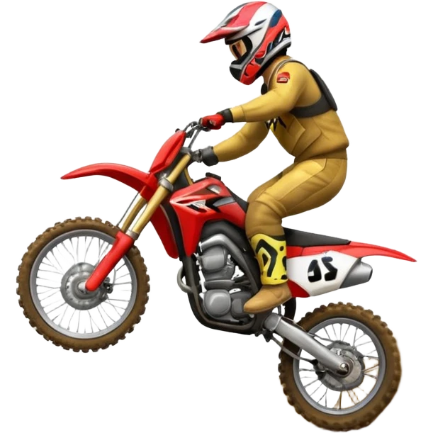 Moto cross emoji