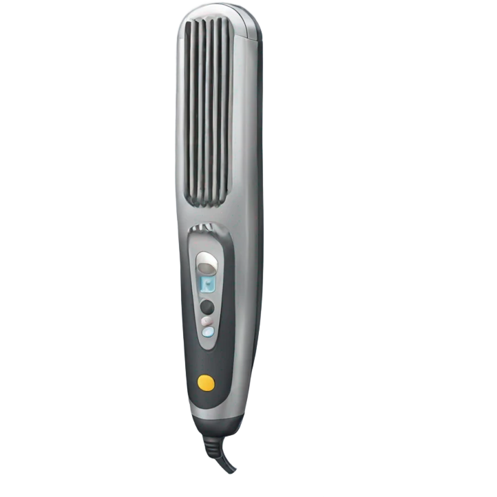 Grey hair straightener  emoji