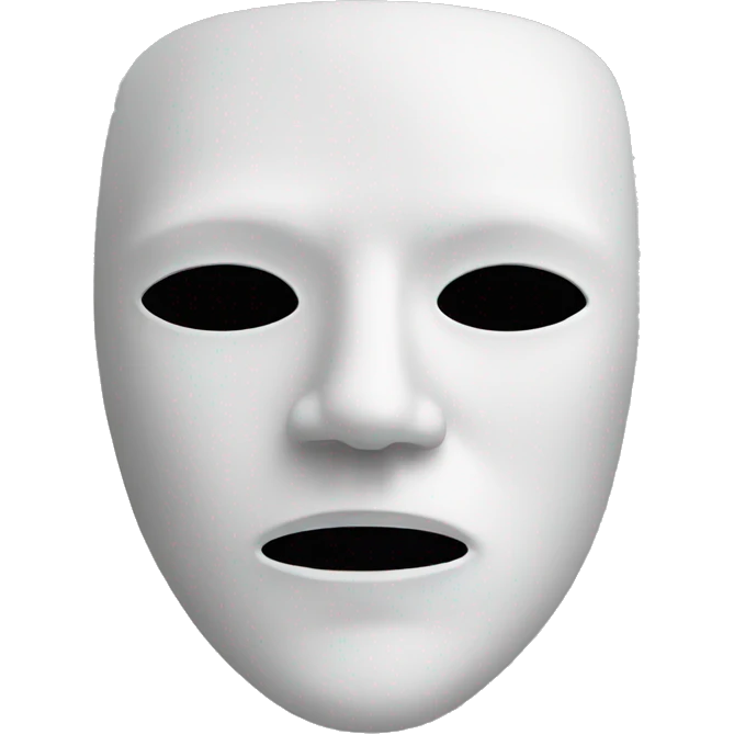 White mask emoji