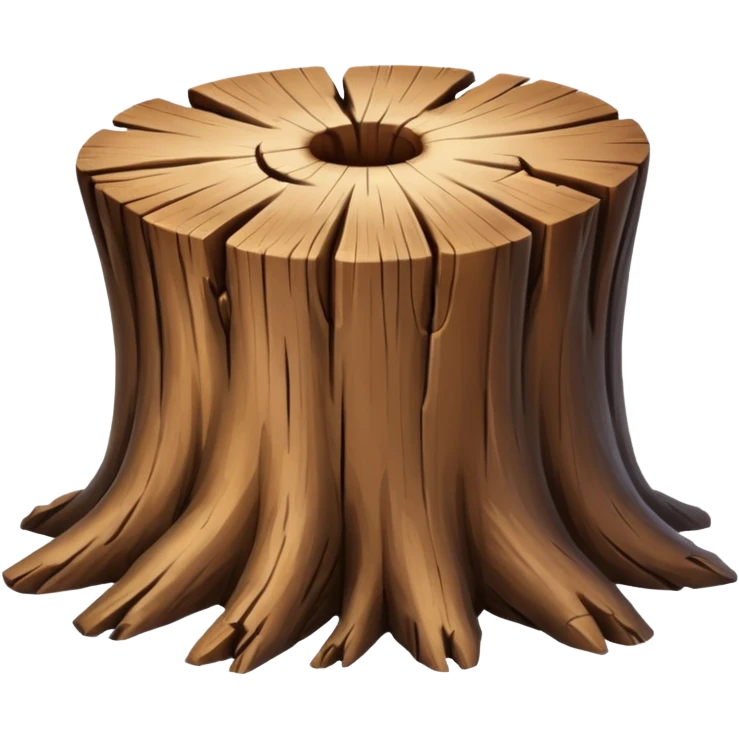 tree stump emoji