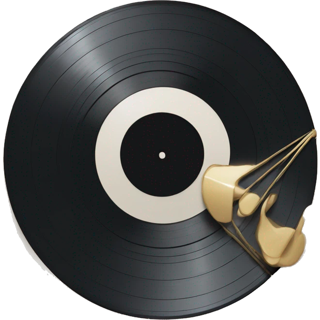 vinyl record emoji