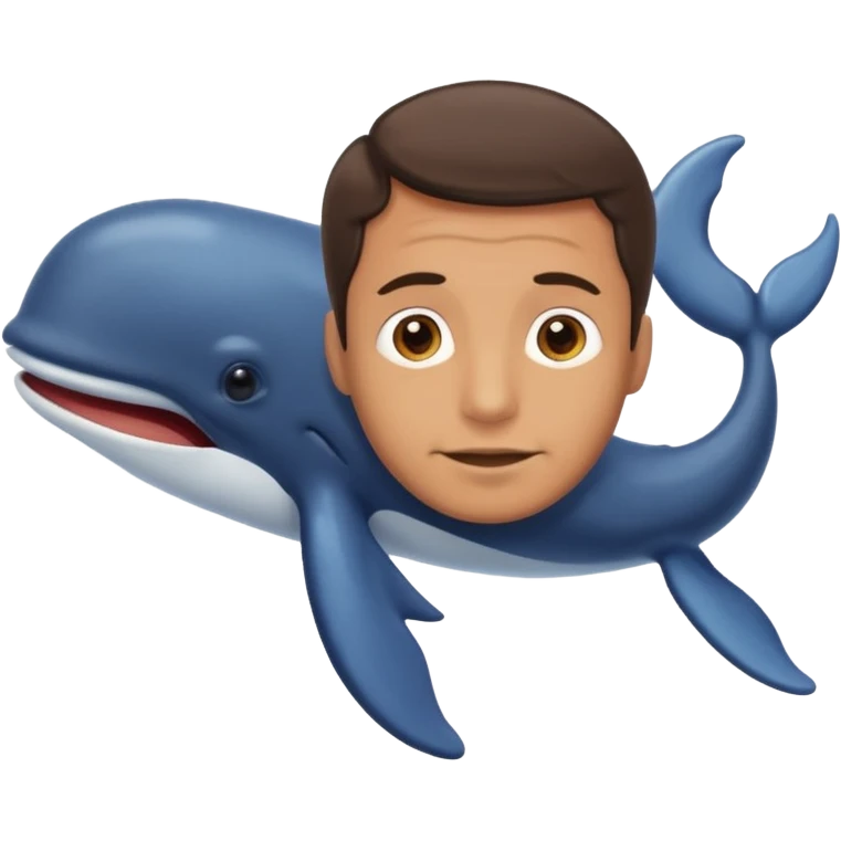 man inside a whale emoji
