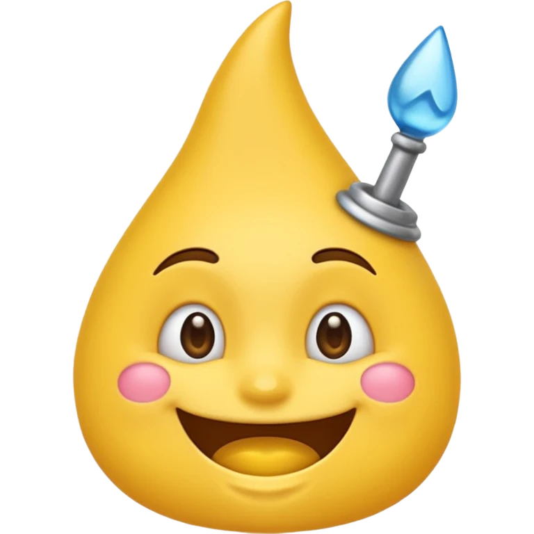 Emoji souriant Avec goutte de sueur anniversaire emoji