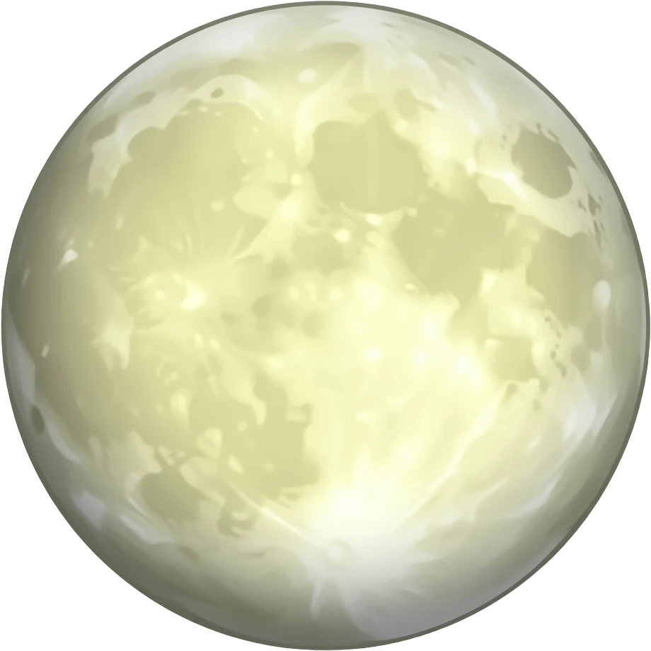 Crie um emoji da lua 🌙 com estrelas estilo iphone emoji