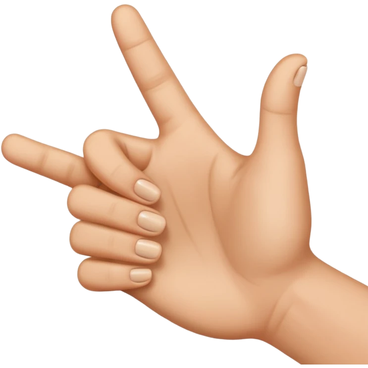Thumb and finger tapping together  emoji