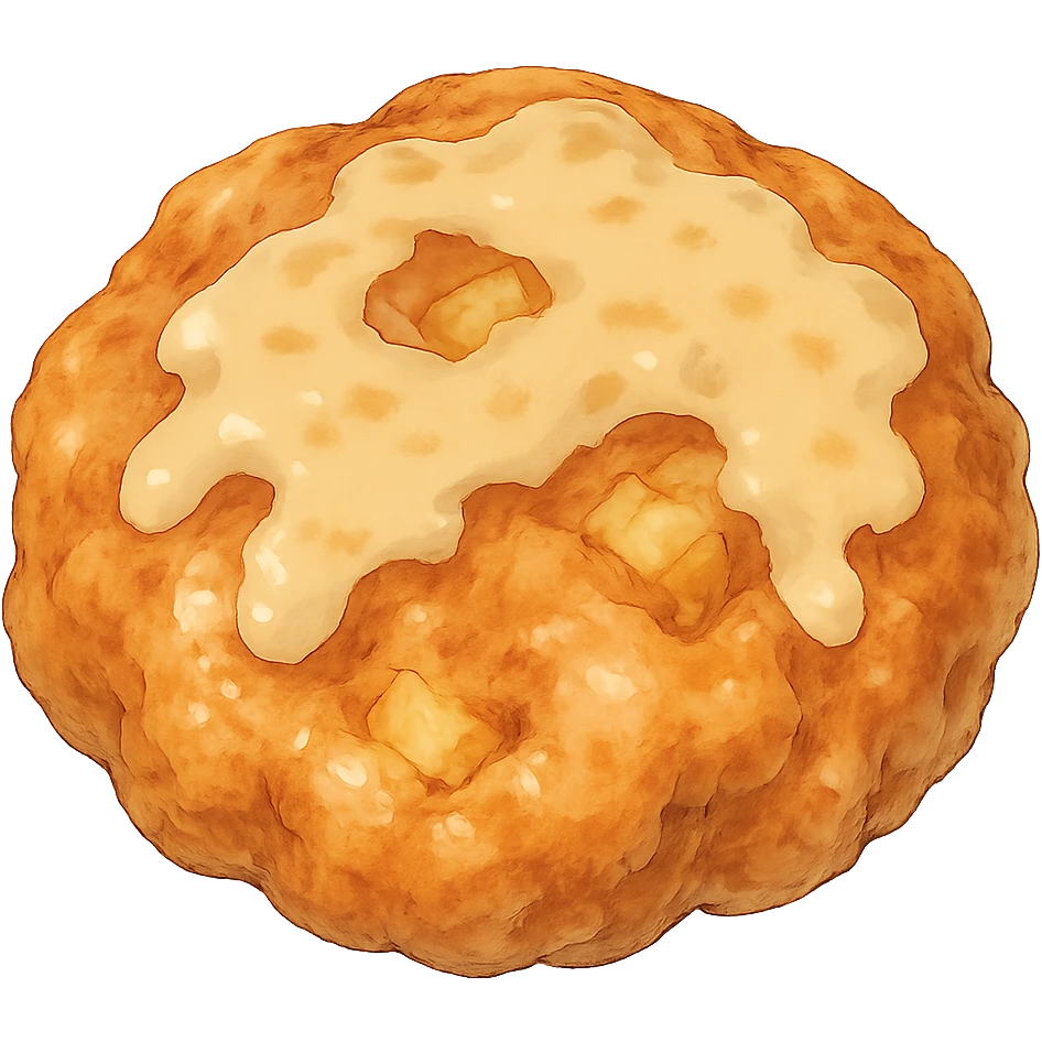 apple fritter in ghibli style emoji