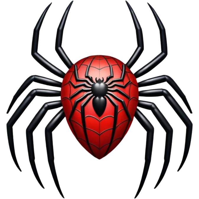 Spiderman siper symbol black emoji