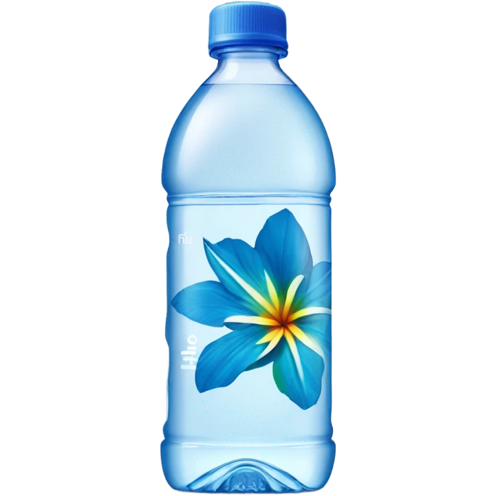 Bottle of Fiji Water  emoji
