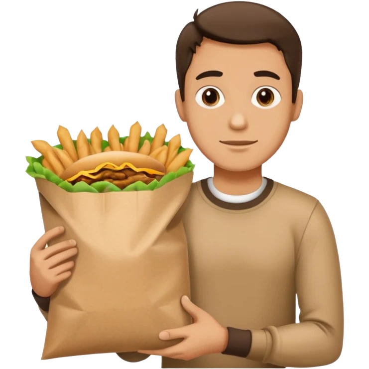 Street Food Shopper man  emoji
