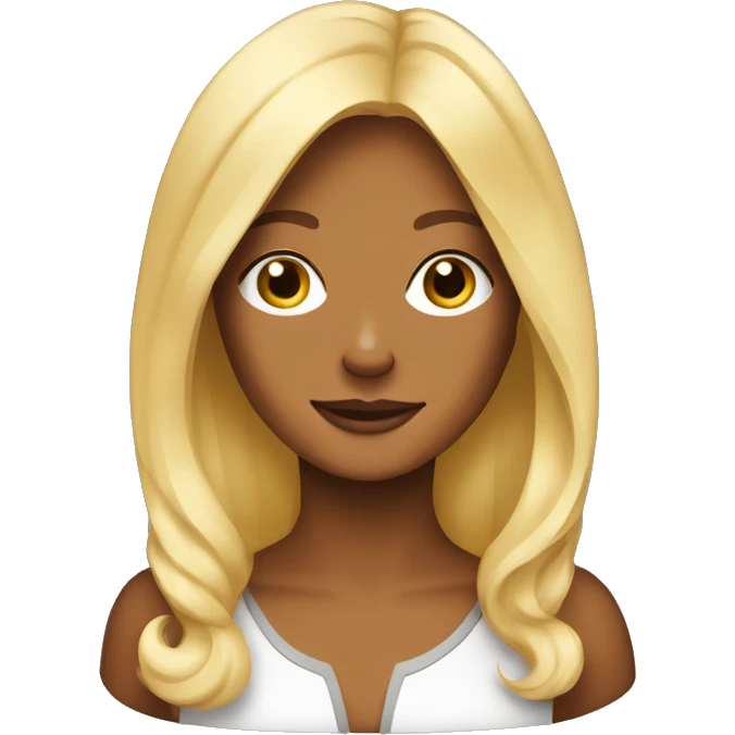 Blond woman and cavalier dog  emoji