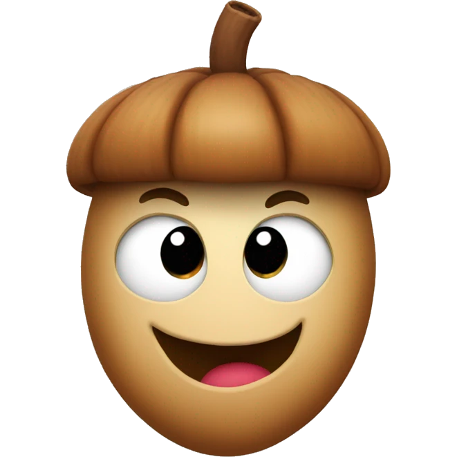 acorn head emoji