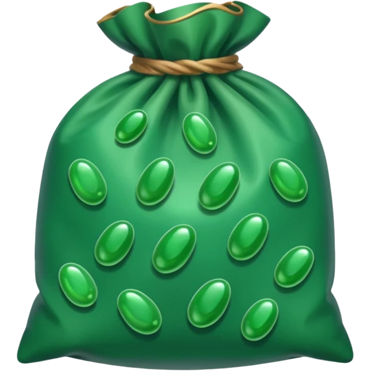 bag of magical beans no hand beans all one colour emoji