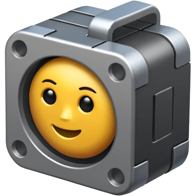 icon for a roblox studio plugin that creates or centers an attachment at the center of the selected part emoji