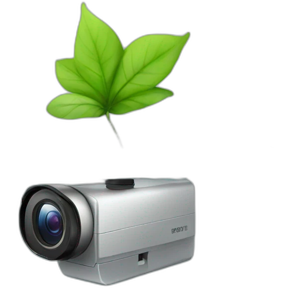 security-ptz-camera-and-small-leaf-floating-on-water-block emoji
