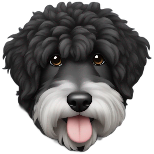 ;-all-black-sheepadoodle-dog- emoji