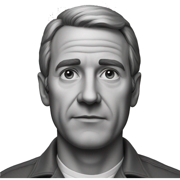 engenier 1970 photorealistic serious emoji