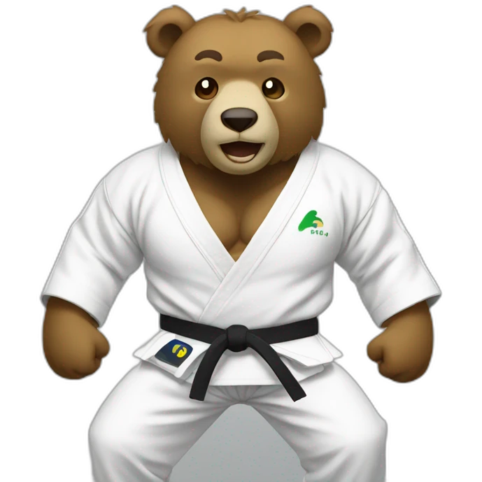 judo bears emoji