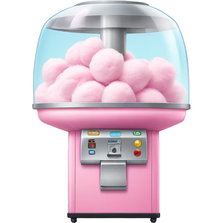 Cotton candy machine emoji