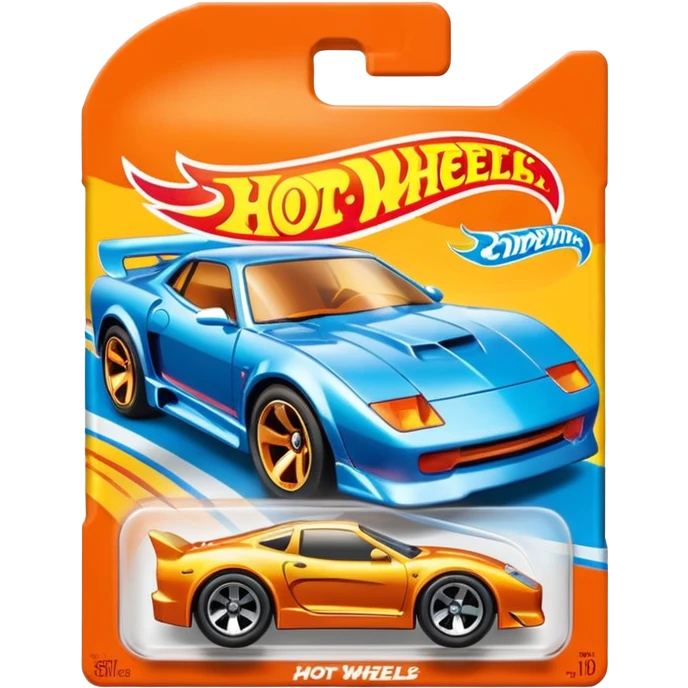 Hot Wheels car in package emoji