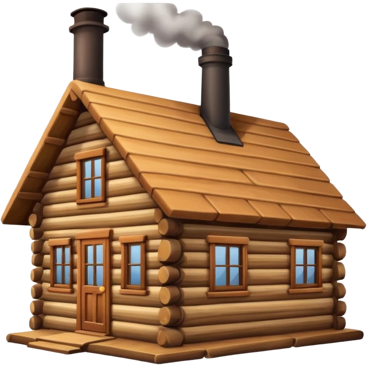 log cabin emoji