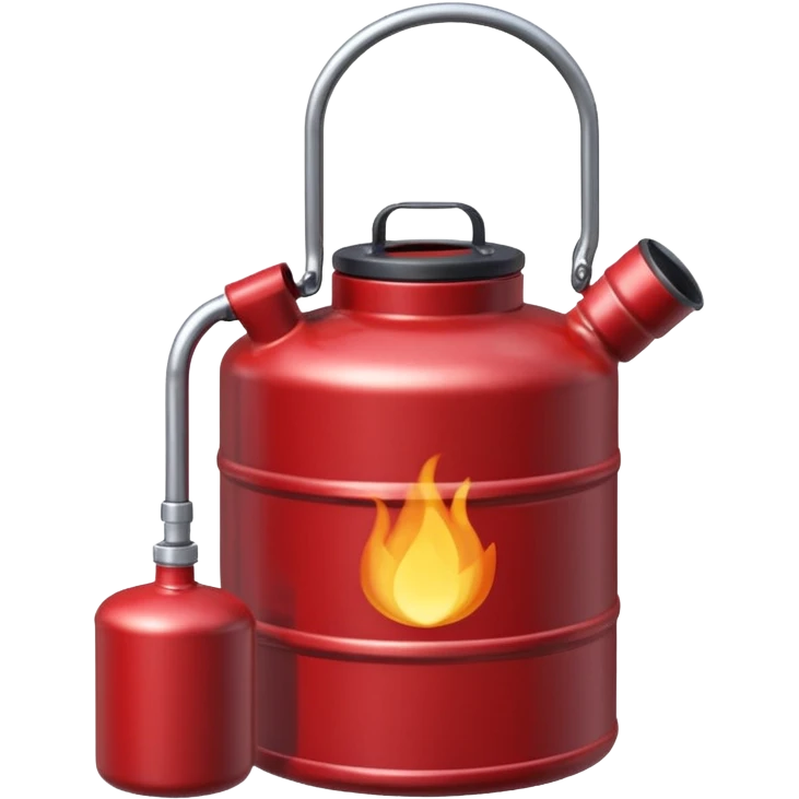 create a realistic canister of heating  oil emoji