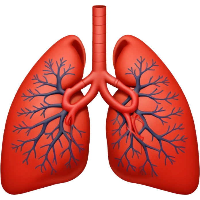 simple playful lungs emoji